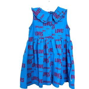 Beau Loves Girls Lyla Collar Sleeveless Dress size 8-9 NWT
